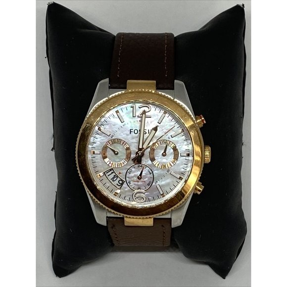 Fossil Perfect Boyfriend ES4135 Women's Leather An - Picture 1 of 12